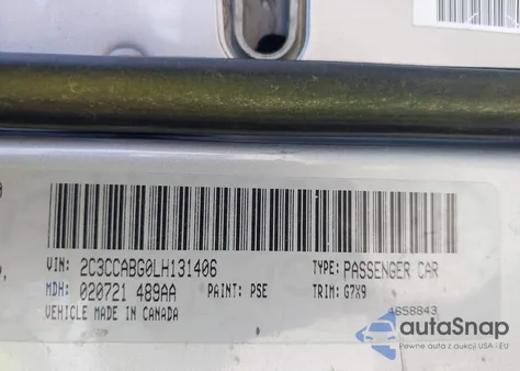 2020 Chrysler 300 300S from USA, damaged, VIN 2C3CCABG0LH131406